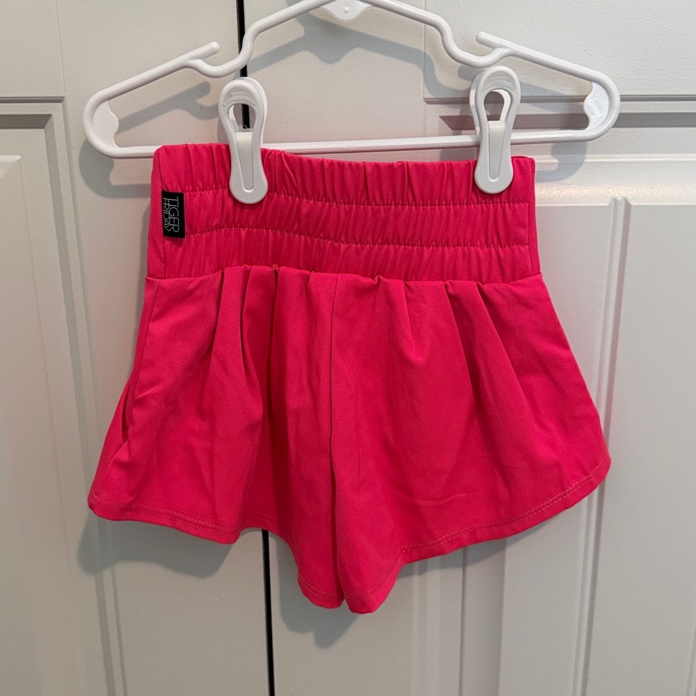 Girls' Pink Dance Shorts - Picture 2 of 3